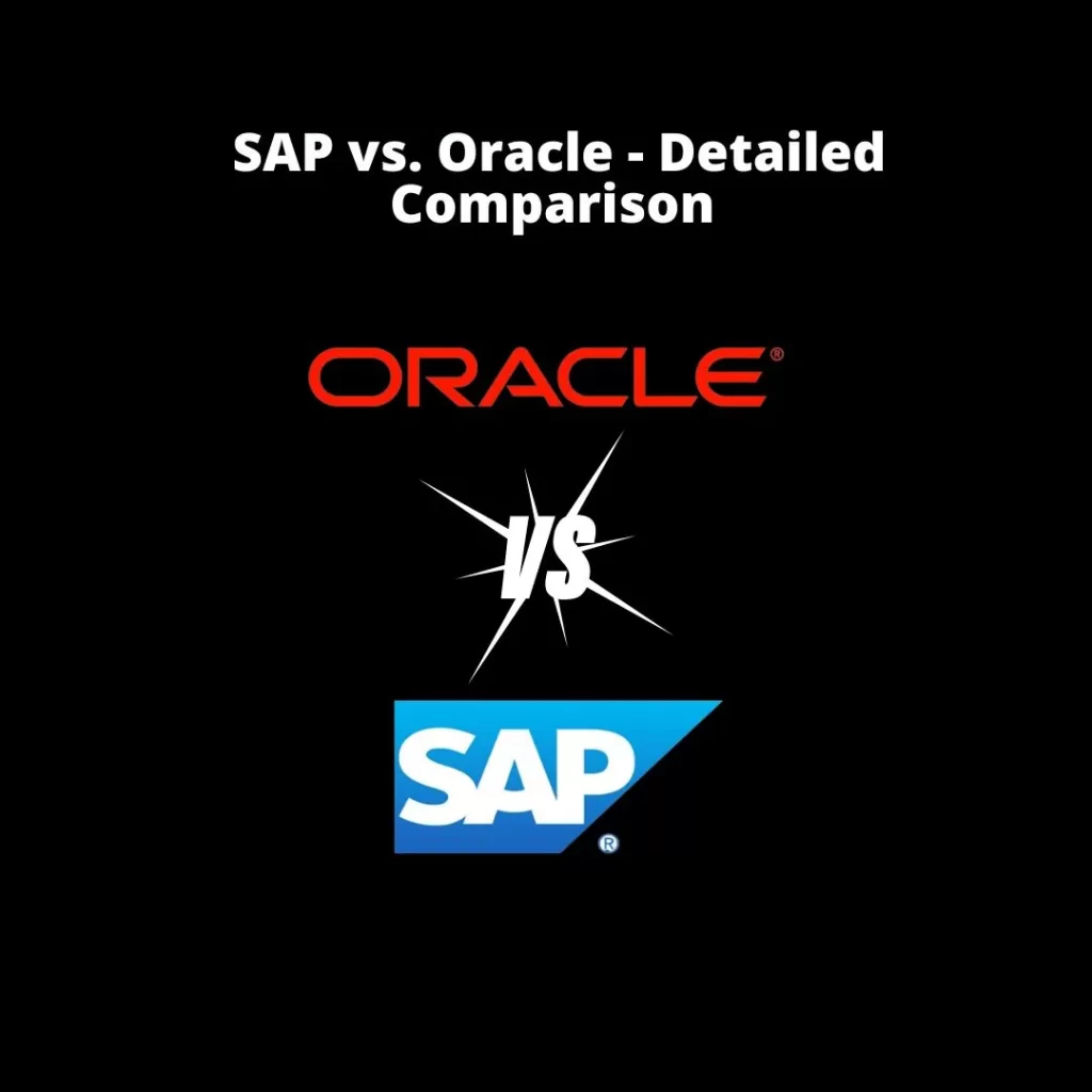 SAP Vs Oracle